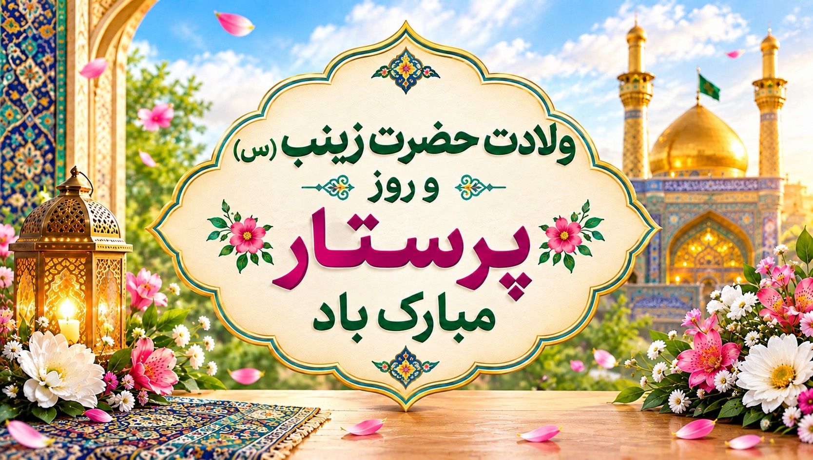ولادت حضرت زینب و روز پرستار